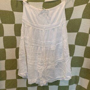 🌼 Double-Lined White Midi/Maxi Skirt 🌼